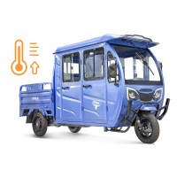 Электротрицикл Rutrike Рейс обогрев 1300 60V1200W Синий